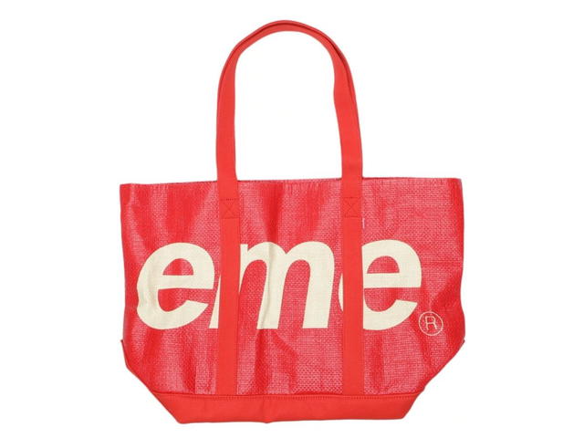Supreme Supreme Raffia Tote Red - view 2