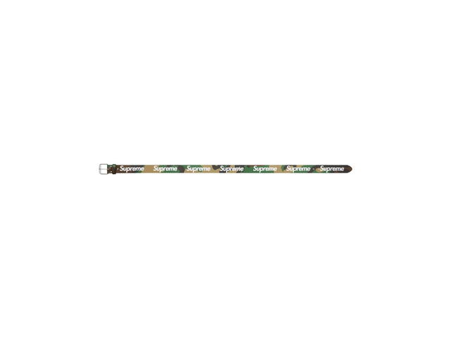 Supreme Supreme Repeat Leather Belt Woodland Camo (SS24) - view 2
