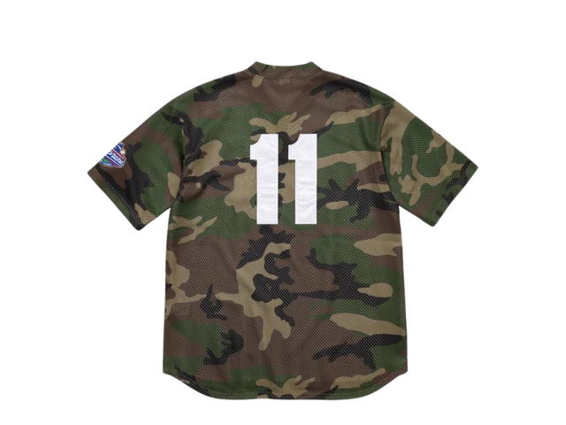 Supreme Supreme S Logo Baseball Henley Woodland Camo (FW24) - view 2