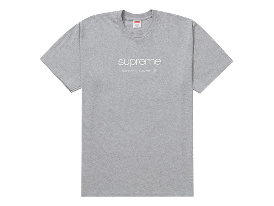 Supreme Supreme Shop Tee Heather Grey