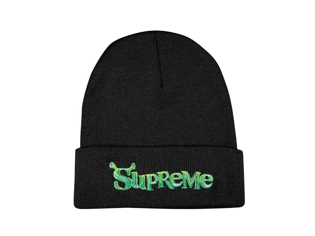 Supreme Supreme Shrek Beanie Black