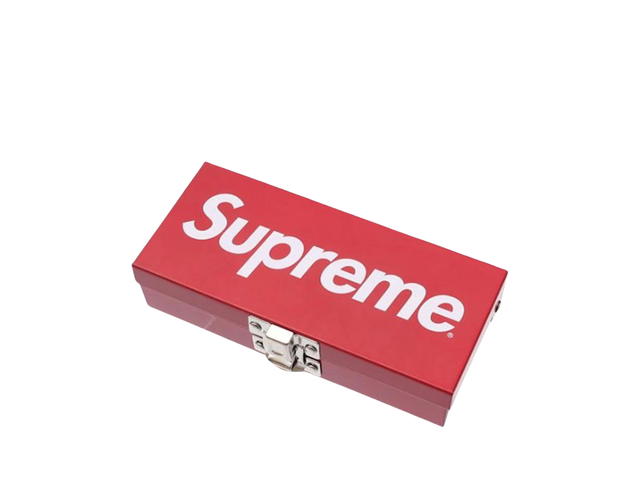 Supreme Supreme Small Metal Storage Box Red - view 1