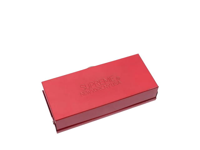 Supreme Supreme Small Metal Storage Box Red - view 2