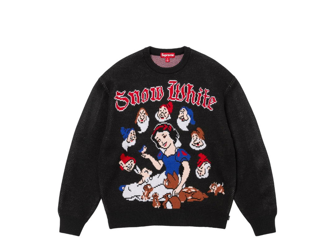 Supreme Supreme Snow White Sweater Black (FW24)