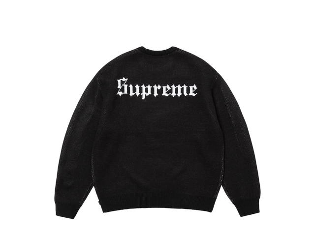 Supreme Supreme Snow White Sweater Black (FW24) - view 2