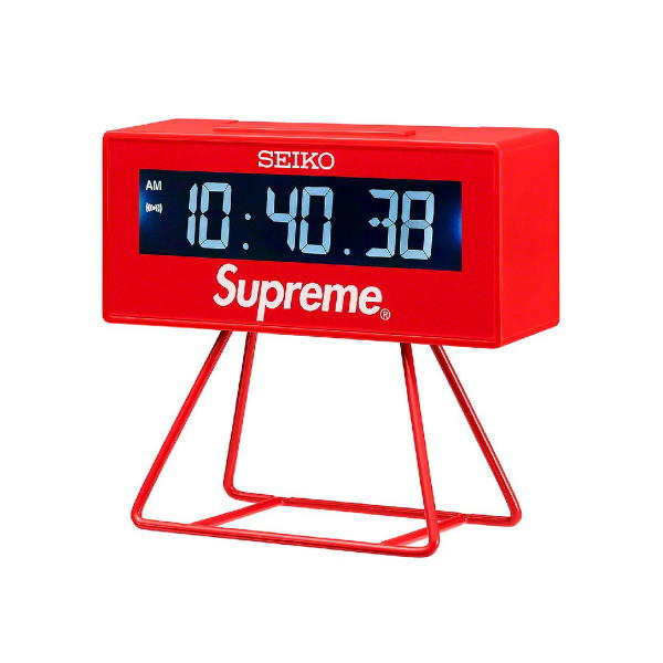 Supreme Supreme Seiko Marathon Clock Red