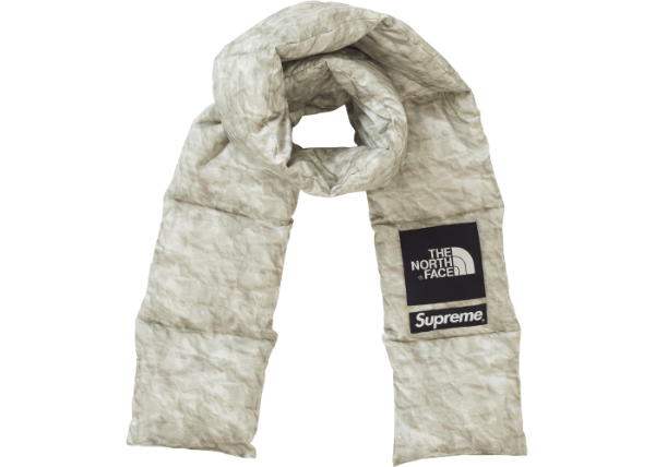 Supreme Supreme The North Face Paper Print 700-Fill Down Scarf Paper Print