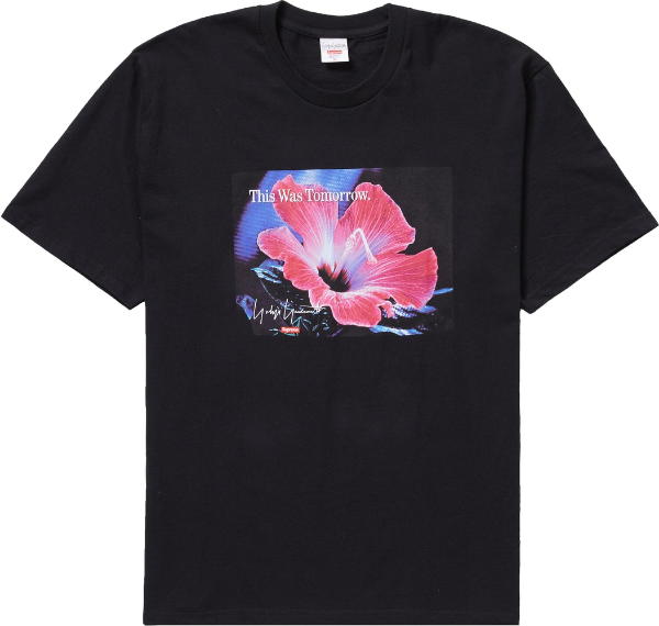 Supreme Supreme Yohji Yamamoto This Was Tomorrow Tee Black