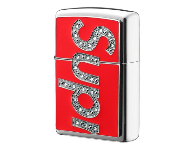 Supreme Supreme Swarovski Zippo Red - view 1