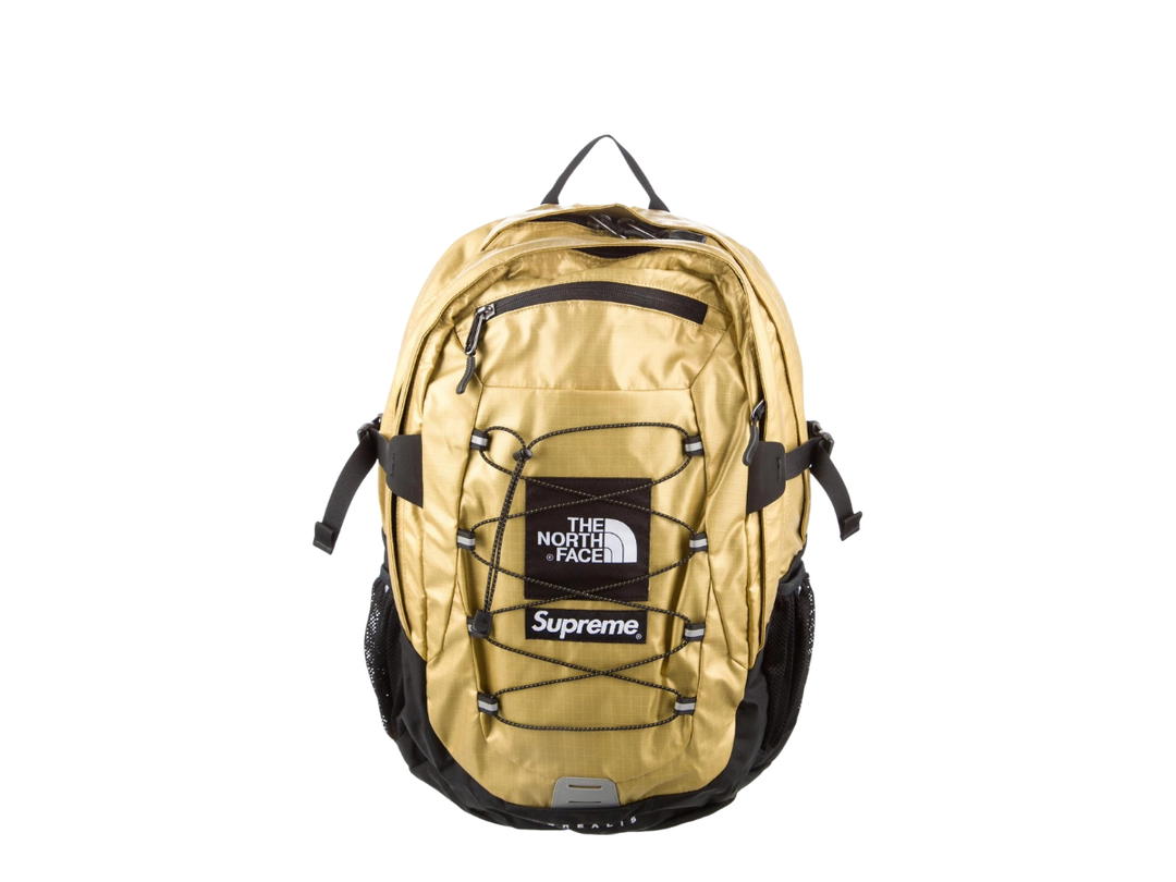 Supreme Supreme The North Face Metallic Borealis Backpack Gold
