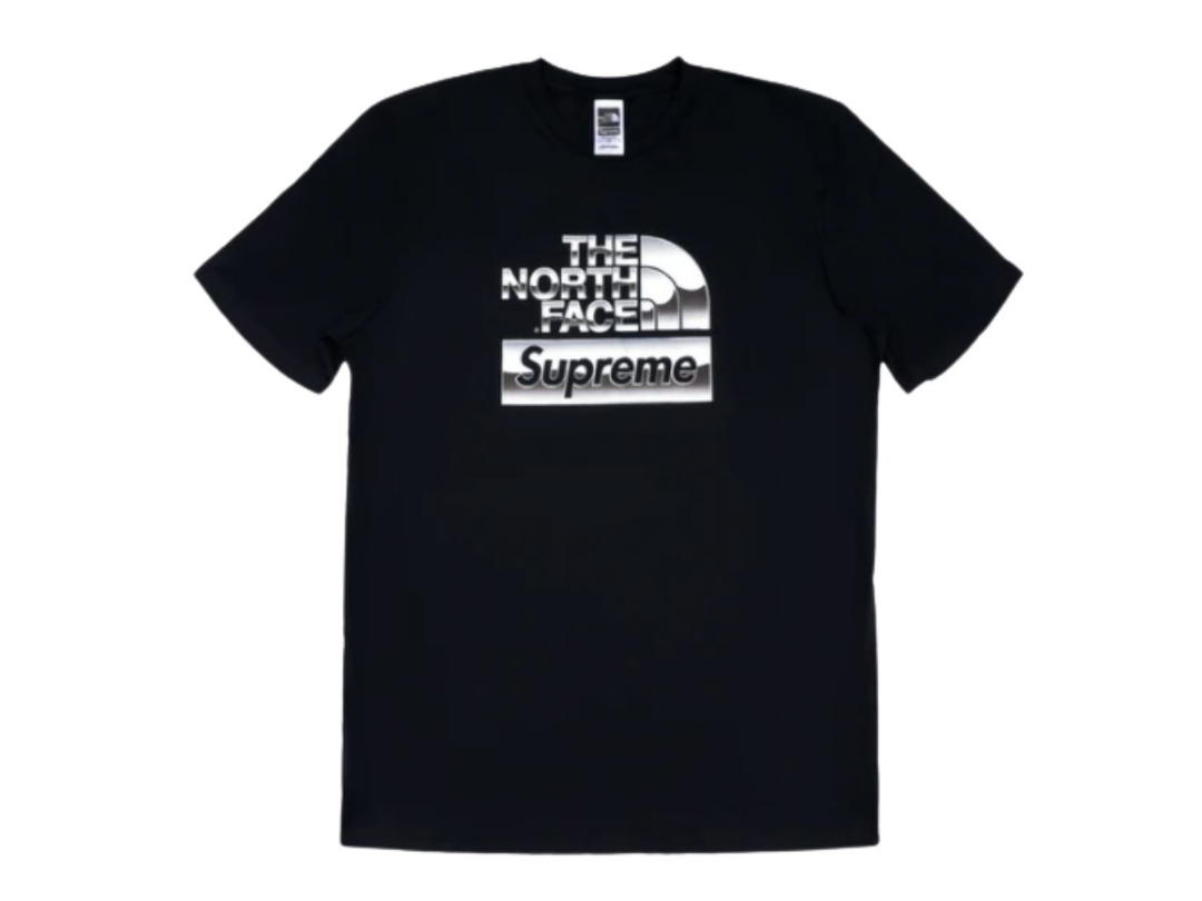 Supreme Supreme The North Face Metallic Logo T Shirt Black