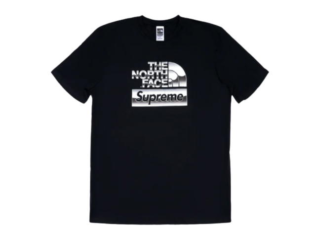 Supreme Supreme The North Face Metallic Logo T Shirt Black - view 1