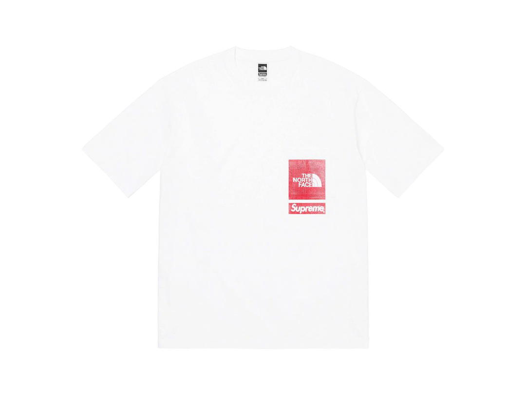 Supreme Supreme The North Face Printed Pocket Tee White