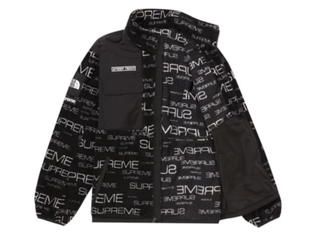 Supreme Supreme The North Face Steep Tech Fleece Jacket Black - view 2