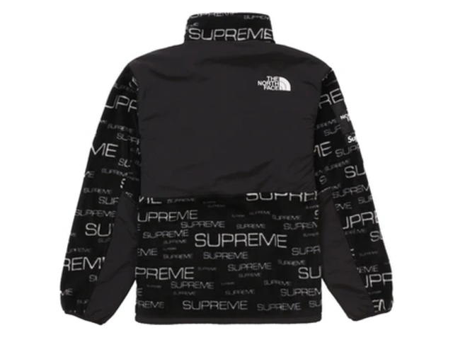 Supreme Supreme The North Face Steep Tech Fleece Jacket Black - view 3