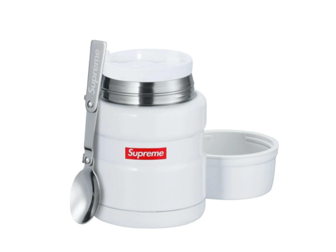 Supreme Supreme Thermos Stainless King Food Jar and Spoon White