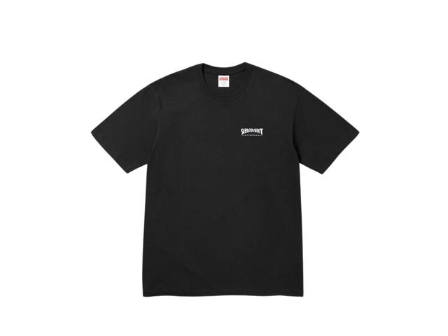 Supreme Supreme Thrasher Cross Tee Black (FW24) - view 2