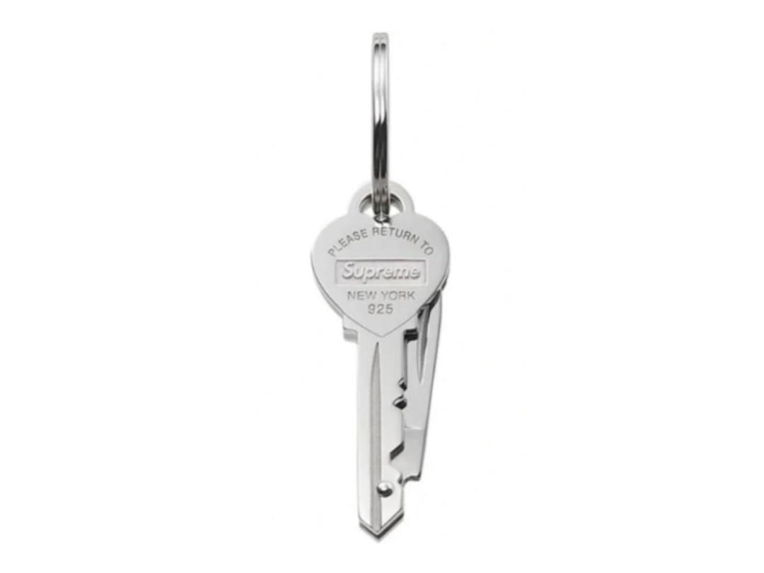 Supreme Supreme Tiffany & Co. Return to Tiffany Heart Knife Key Ring Silver