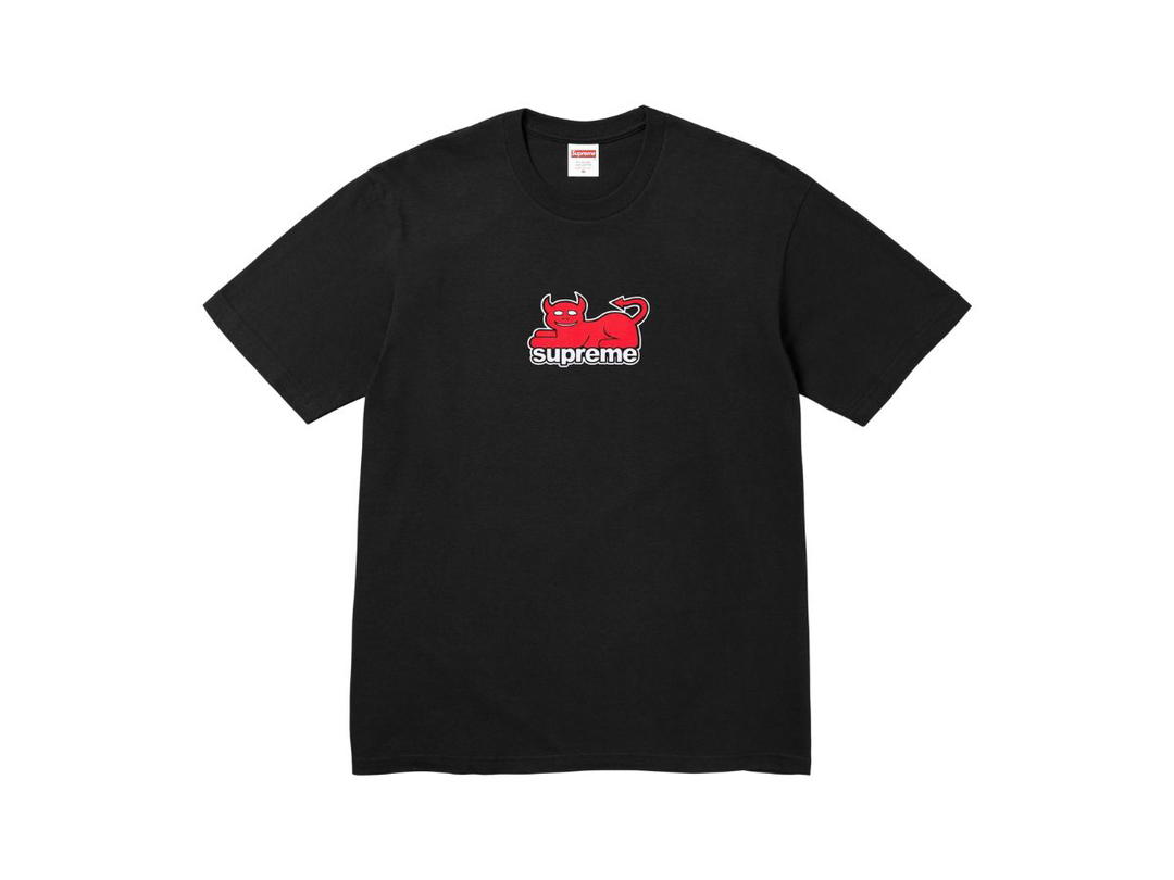 Supreme Supreme Toy Machine Devil Cat Tee Black (SS24)