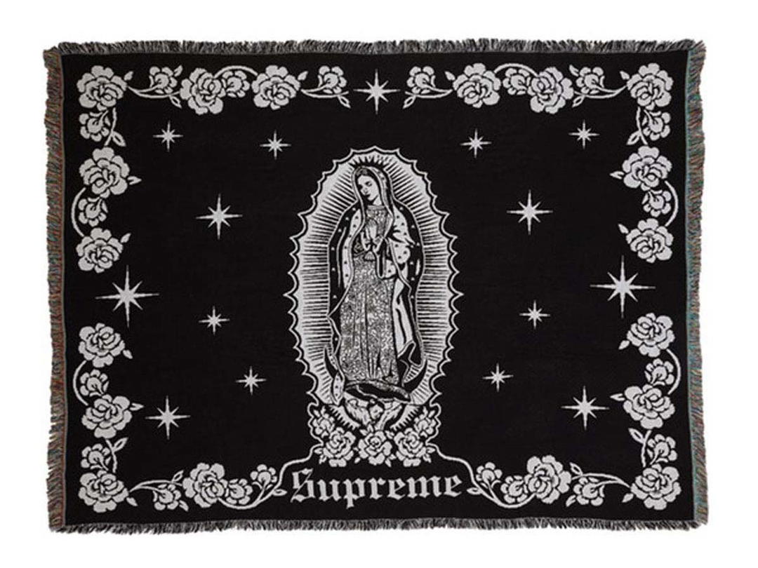 Supreme Supreme Virgin Mary Blanket Black