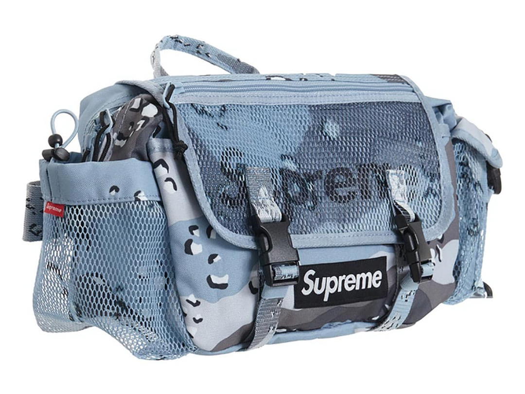 Supreme Supreme Waist Bag (SS20) Blue Chocolate Chip Camo