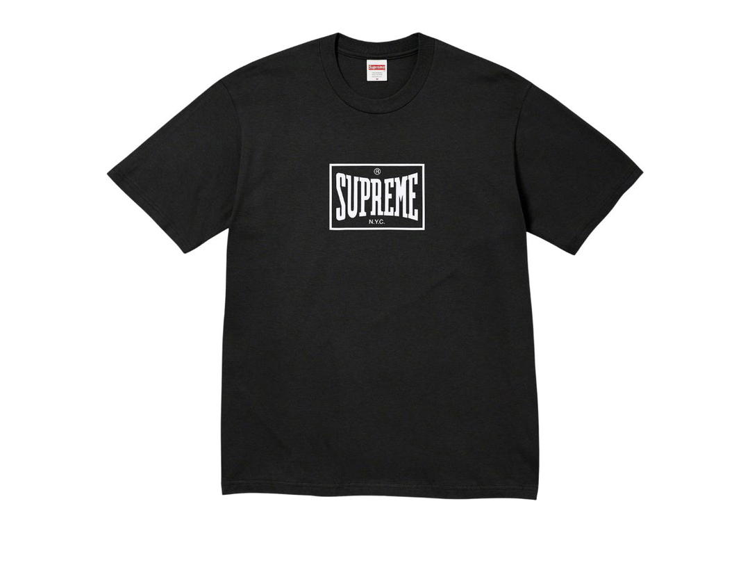 Supreme Supreme Warm Up Tee Black (FW23)