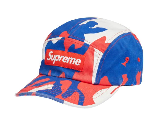 Supreme Supreme Washed Chino Twill Camp Cap Cap Red Camo - view 1
