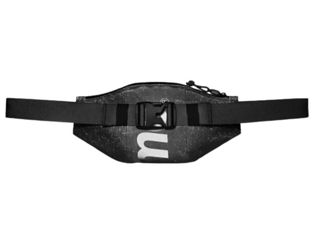 Supreme SUPREME WATERPROOF REFLECTIVE SPECKLED WAIST BAG BLACK - view 2