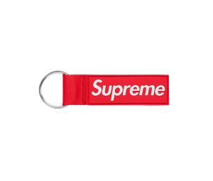 Buy Supreme Webbing Keychain Red at Sasom – Authentic and Ready to Ship