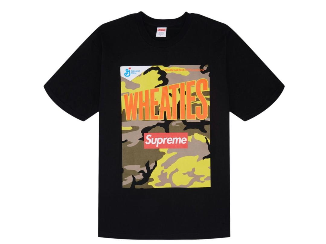 Supreme Supreme Wheaties Tee Black