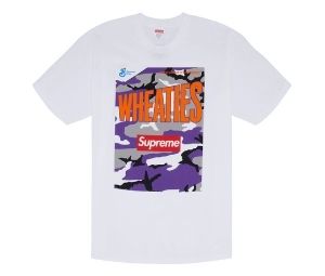 Buy Supreme Wheaties Tee White at Sasom – Authentic and Ready to Ship