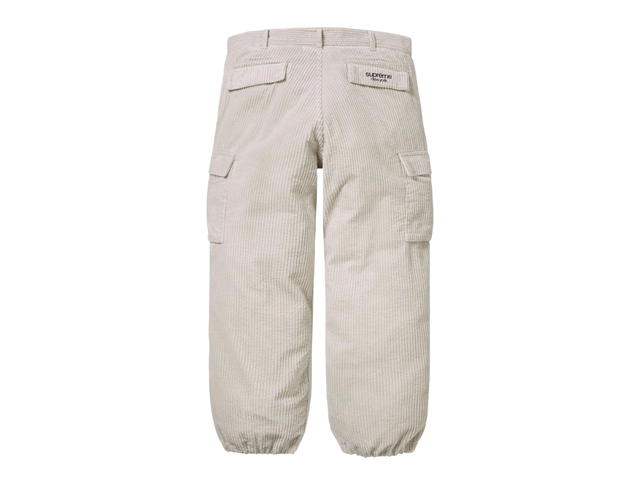 Supreme Supreme Wide Wale Corduroy Cargo Pant Stone (FW24) - view 2