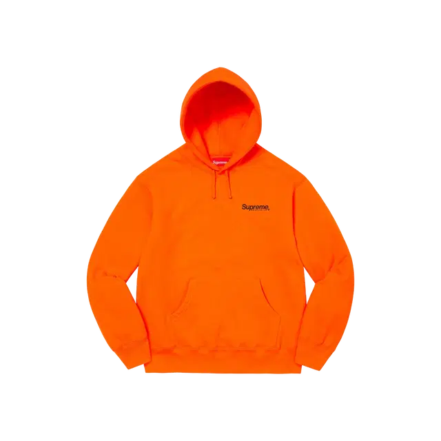 Supreme Supreme Worldwide Hooded Sweatshirt Dark Orange - 23SS - view 1