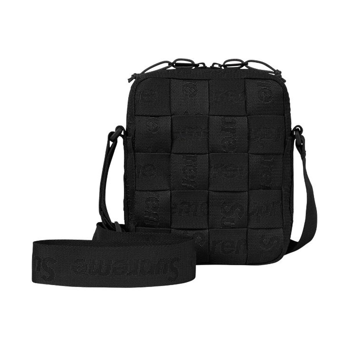 ช้อป Supreme Woven Shoulder Bag Black (SS23)ของแท้ที่ SASOM