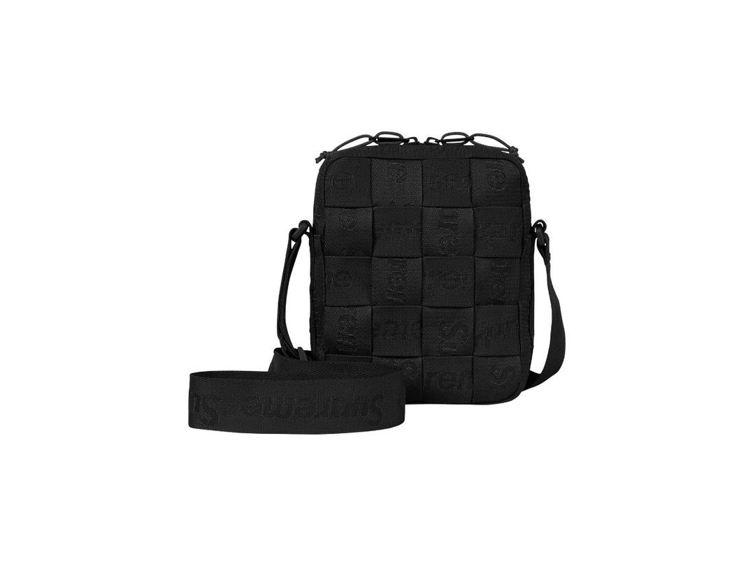 Supreme Supreme Woven Shoulder Bag Black (SS23)