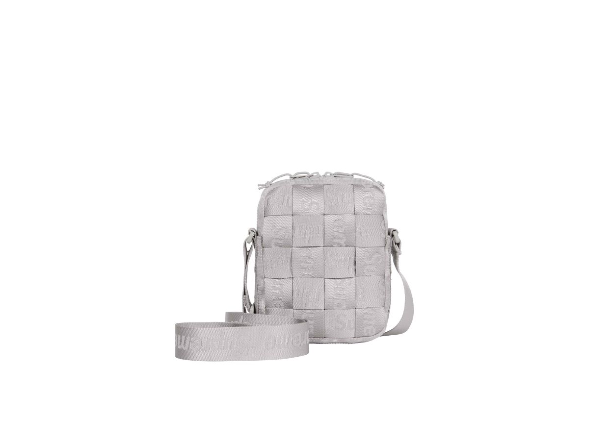 Supreme Supreme Woven Shoulder Bag Grey (SS24)