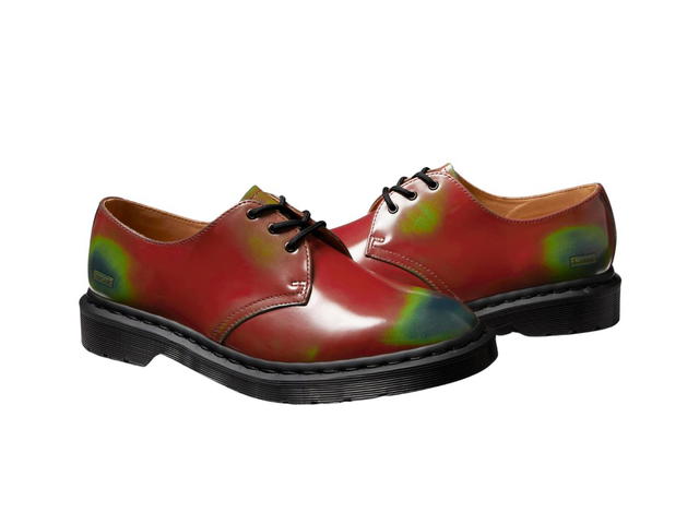 Supreme Supreme x Dr. Martens 1461 3-Eye Shoe Wear Away Multi - view 6