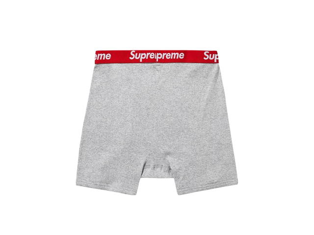 Supreme Supreme x Hanes Boxer Briefs (2 Pack) Heather Grey (SS24) - view 2