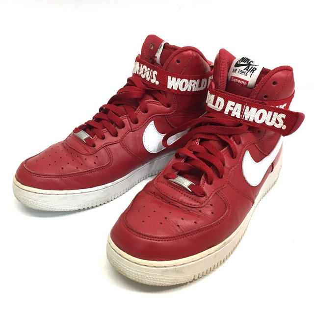Supreme SUPREME x NIKE AIR FORCE 1 HIGH SUPREME SP Sneakers Red - view 1