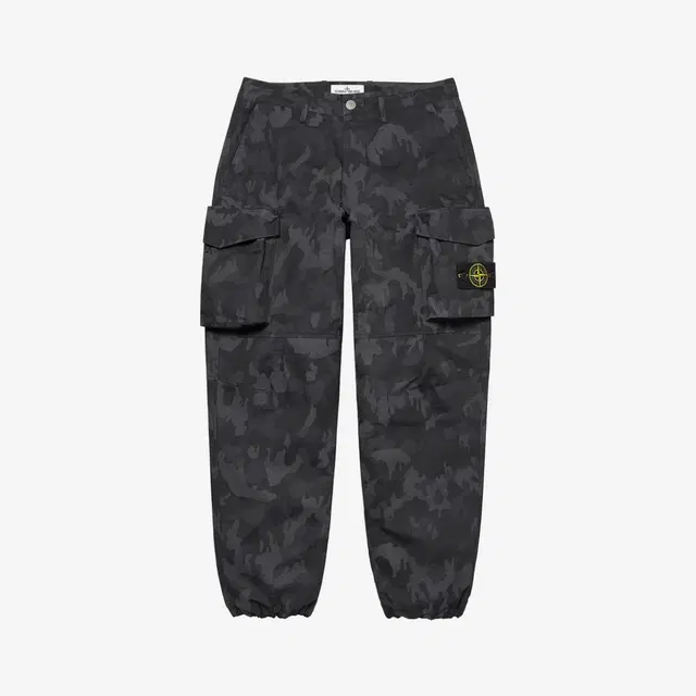 Supreme Supreme x Stone Island Reactive Ice Camo Ripstop Cargo Pants Black - 22SS - view 2