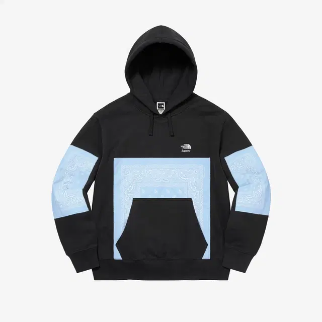 Supreme Supreme x The North Face Bandana Hooded Sweatshirt Black - 22SS - view 1