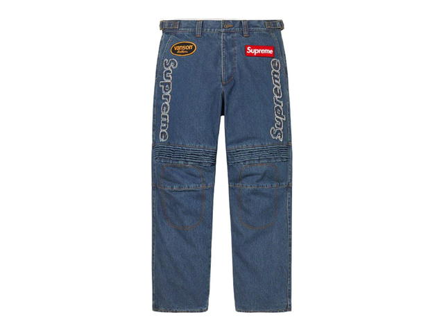 Supreme Supreme X Vanson Leather Cordura Denim Racing Pant - view 1