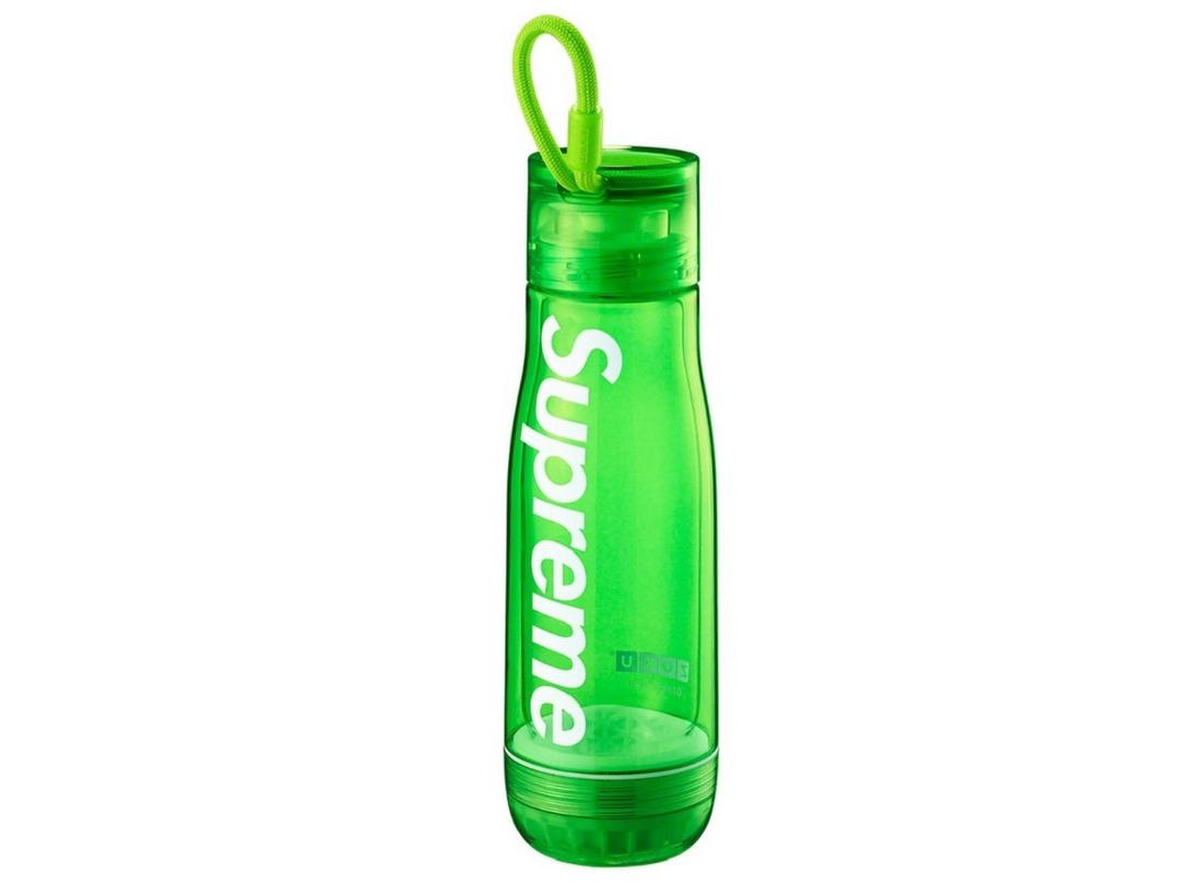 Supreme Supreme Zoku Glass Core 16 oz. Bottle Green