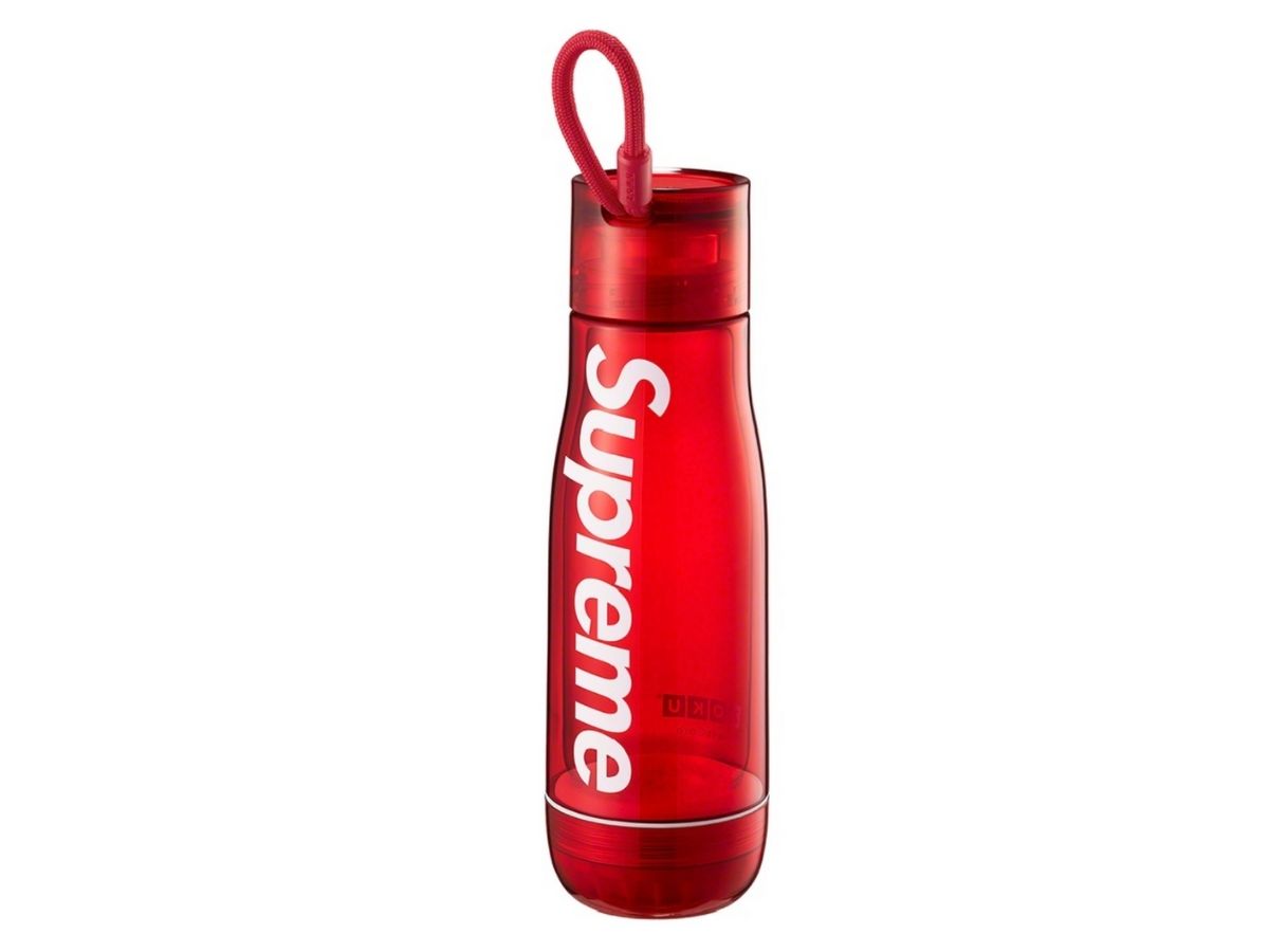 Supreme Supreme Zoku Glass Core 16 oz. Bottle Red