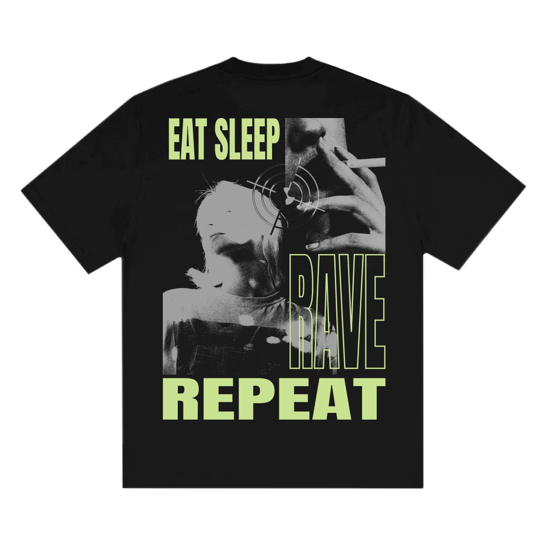 SURREAL SHIT Surreal Shit Raver Tee Black