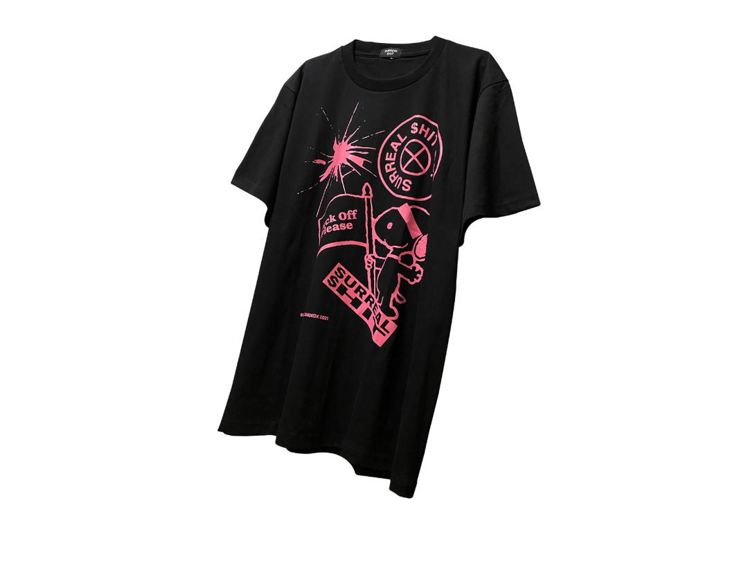 SURREAL SHIT Surreal Shit Riot Tee Black
