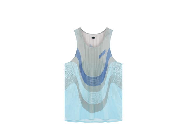 SOAR Running SOAR Running Race Vest 2.0 Print GreyLight Blue Stripe - view 1