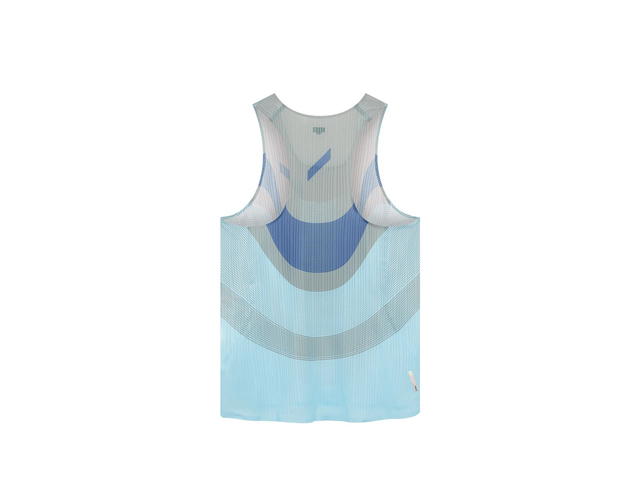 SOAR Running SOAR Running Race Vest 2.0 Print GreyLight Blue Stripe - view 2