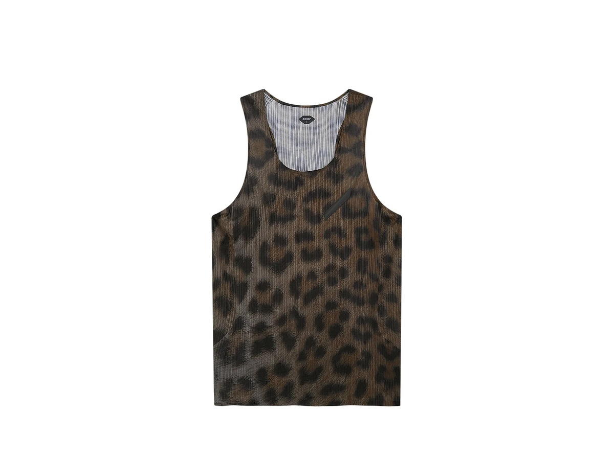 SOAR Running SOAR Running Race Vest 2.0 Print Dark Leopard
