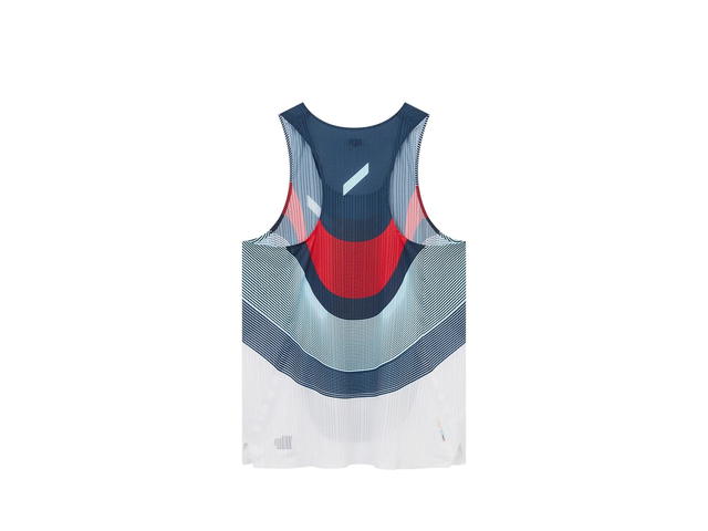 SOAR Running SOAR Running Race Vest 2.0 Print NavyRedWhite Stripe - view 2